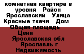 3 комнатная квартира в 2 уровня › Район ­ Ярославский › Улица ­ Красные ткачи › Дом ­ 1 › Общая площадь ­ 87 › Цена ­ 2 204 000 - Ярославская обл., Ярославль г. Недвижимость » Квартиры продажа   . Ярославская обл.,Ярославль г.